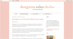 Desktop Screenshot of bargainsalesdeals.com